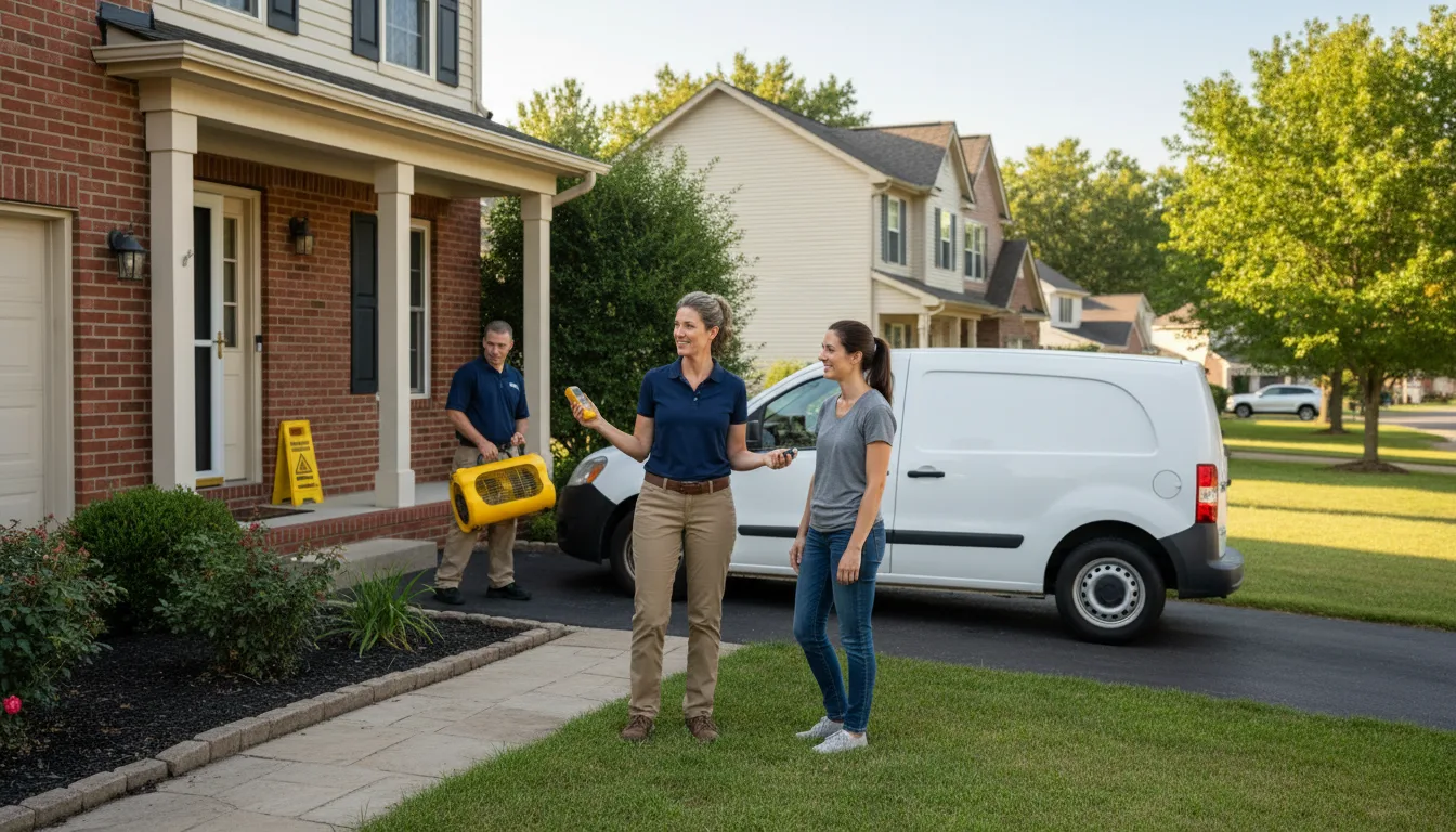 Water restoration image for Water Damage & Restoration Services in Monette, AR